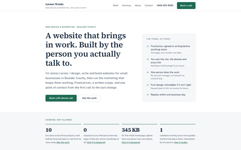 The Lerner Works homepage